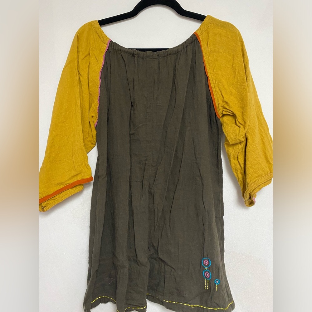 Sacred Threads Boho Cotton Top. Size Small But Fl… - image 4